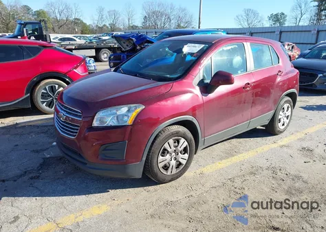 2016 Chevrolet Trax 1Ls z USA, uszkodzony, nr VIN 3GNCJKSB6GL277776